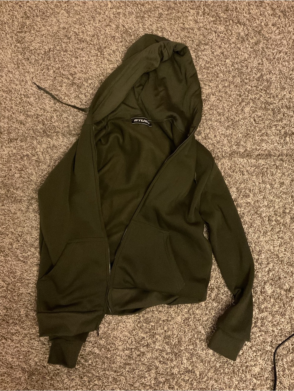 Women's Hooded Jacket in Green Like New
